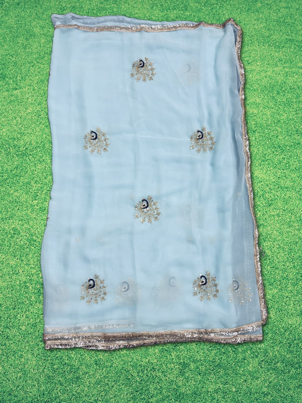 Peacock Floral Embroidery