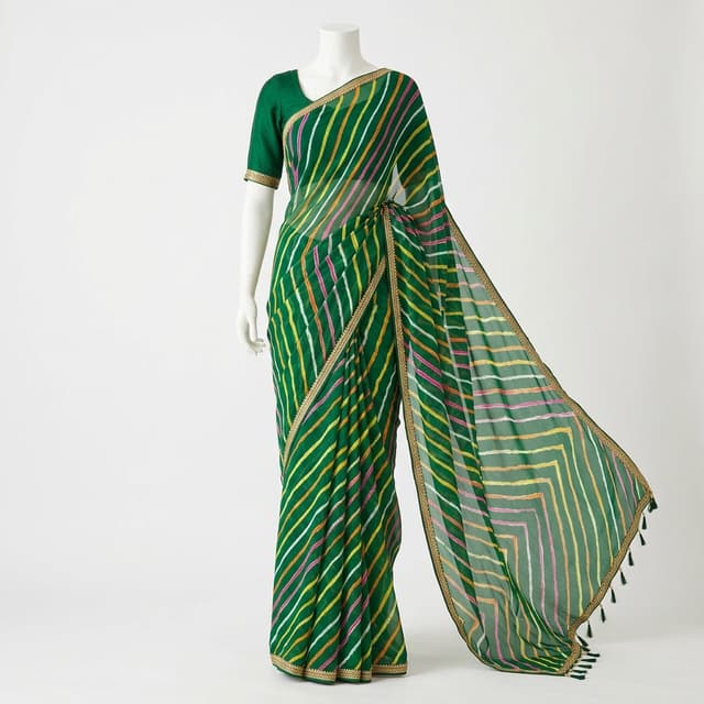 Leheriya Saree
